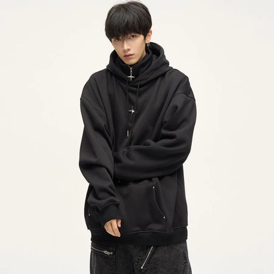 Hot Double Panel Hooded Zip Jacket Hoodies