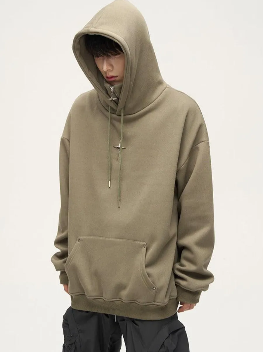 Hot Double Panel Hooded Zip Jacket Hoodies