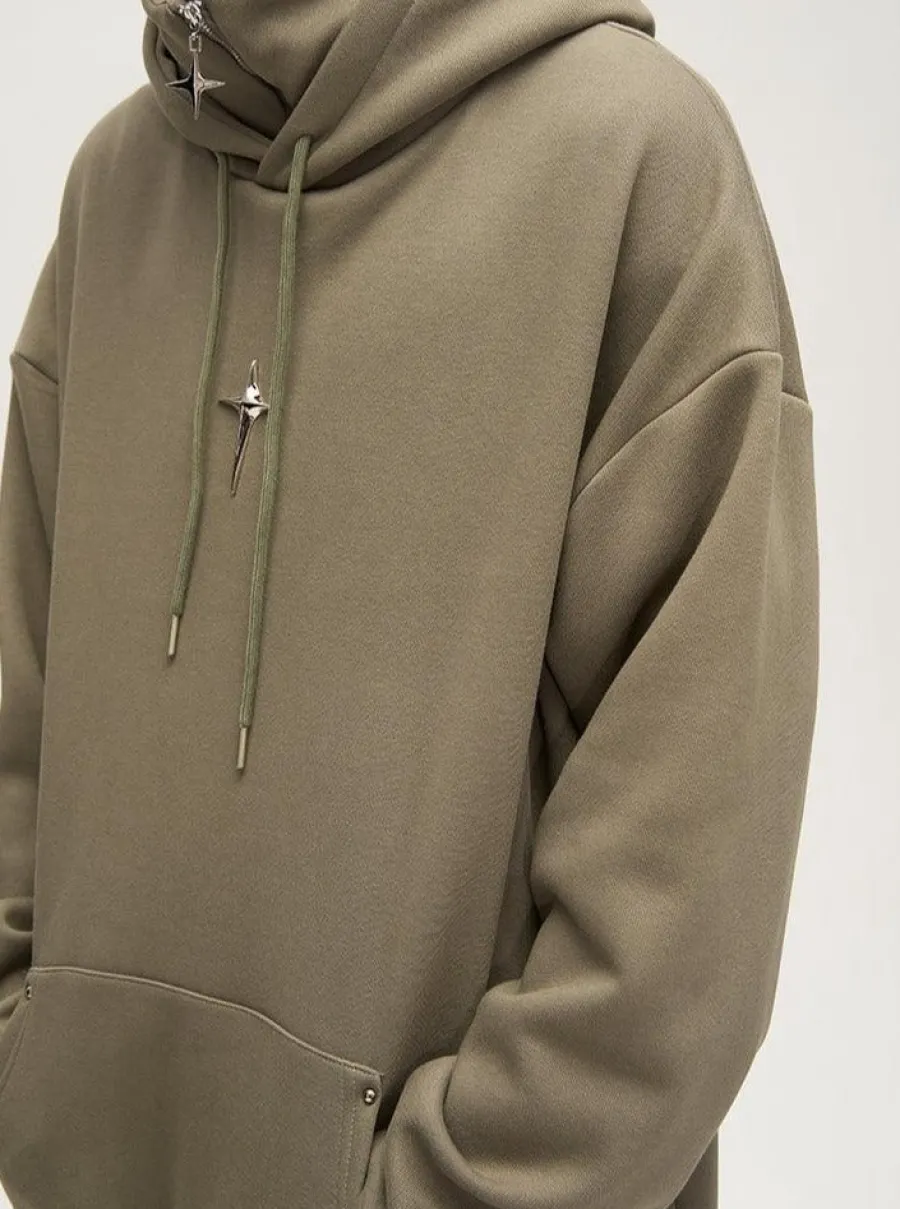 Hot Double Panel Hooded Zip Jacket Hoodies