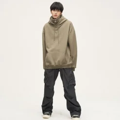 Hot Double Panel Hooded Zip Jacket Hoodies