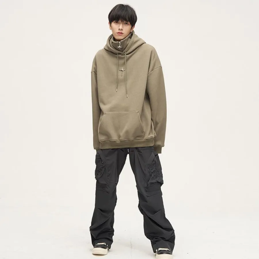 Hot Double Panel Hooded Zip Jacket Hoodies