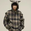New HJK Exclusive Hooded Devil Flannel Hoodies