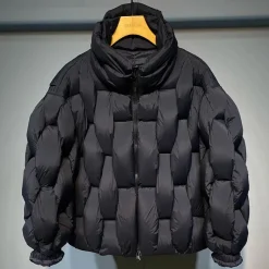 Online HJK Exclusive Interwoven Quilted Puffer Jacket Jackets