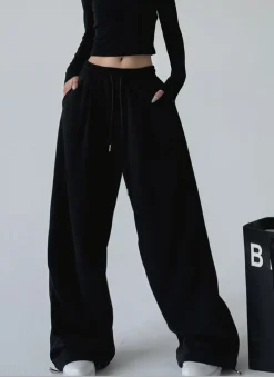 Hot HJK Exclusive Oversized Uncuffed Sweatpants Pants