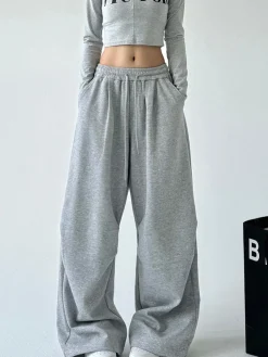 Hot HJK Exclusive Oversized Uncuffed Sweatpants Pants