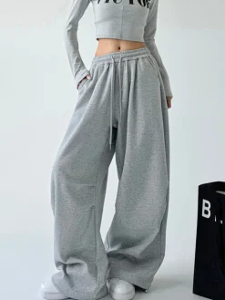 Hot HJK Exclusive Oversized Uncuffed Sweatpants Pants