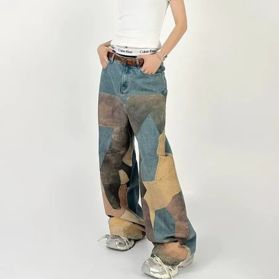 Online HJK Exclusive "Surrealism" Deconstructed Jeans Jeans