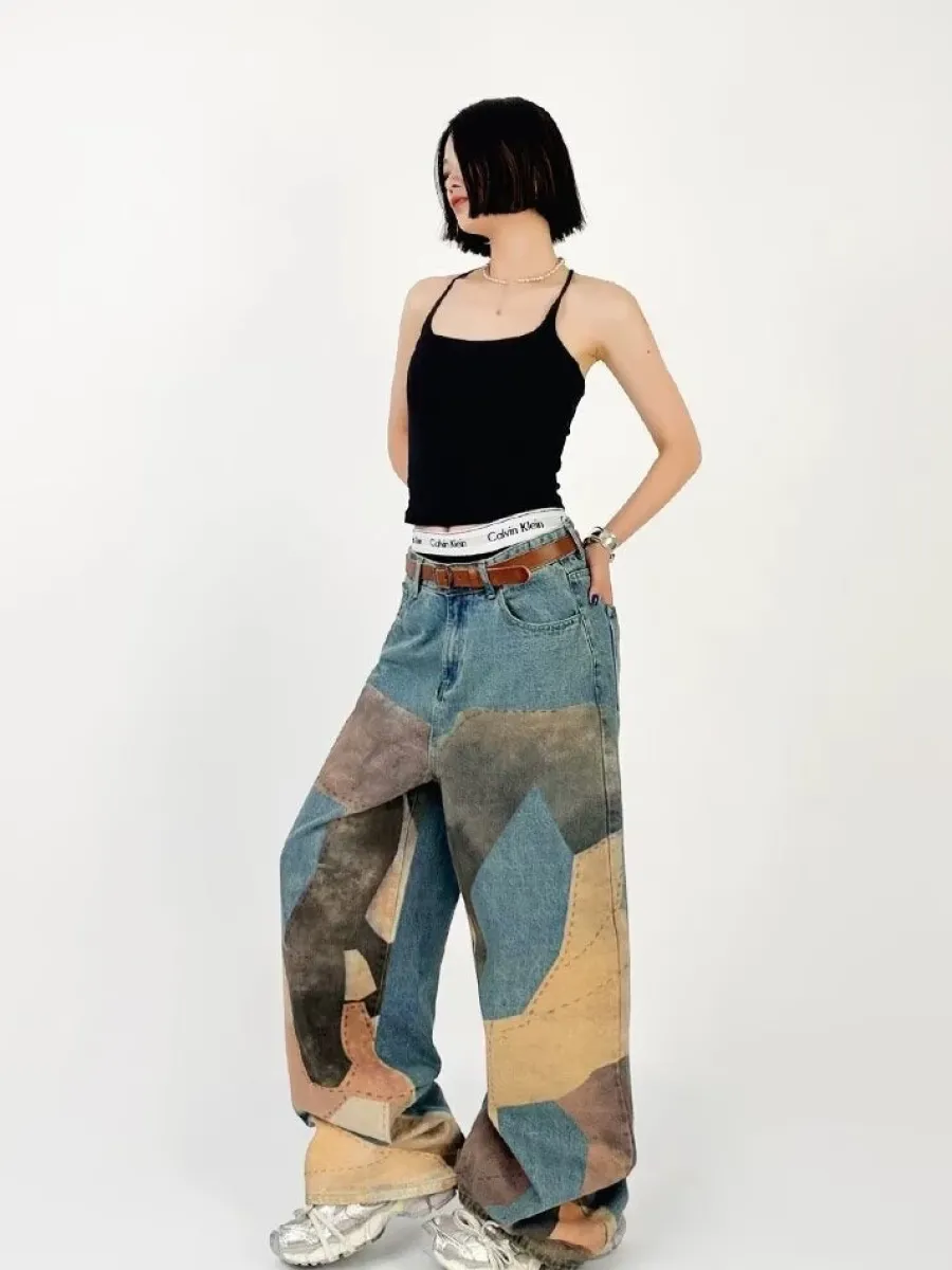 Online HJK Exclusive "Surrealism" Deconstructed Jeans Jeans