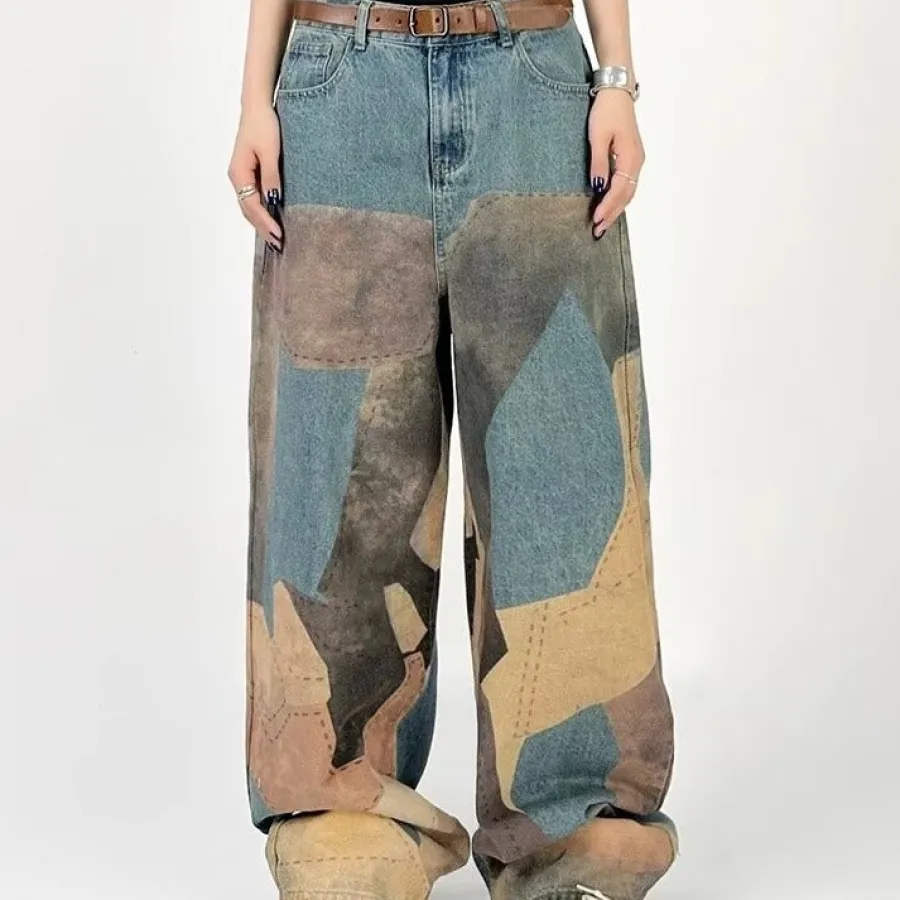 Online HJK Exclusive "Surrealism" Deconstructed Jeans Jeans