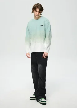 Outlet Soft Gradient Pullover Sweaters