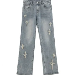 Best Textured Spike Denim Jeans Jeans