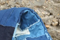 Online Indigo Patchwork Denim Scarf Accessories