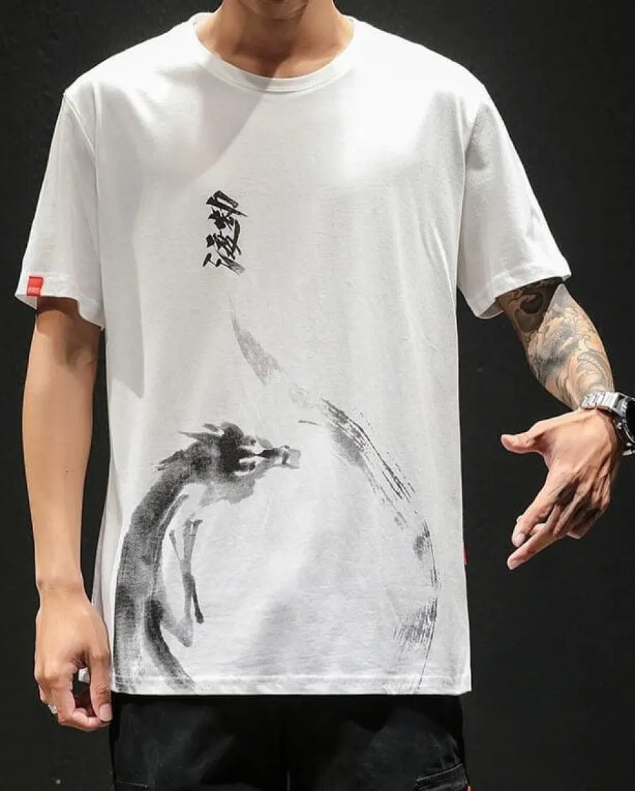 Outlet Ink Dragon Tee T-Shirts