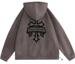 Outlet Oracle Velour Pullover Hoodies
