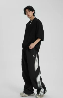 Best Contrast Striped Track Pants Pants