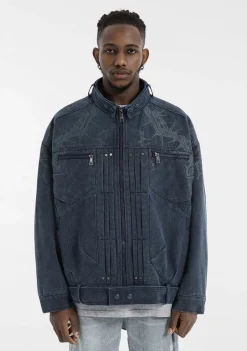 New Embossed Thorn Heavyweight Jacket Jackets