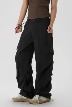 Outlet Pleated Parachute Pants Pants