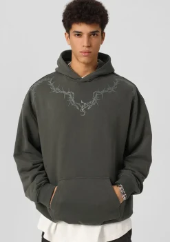 Online Thorn Collar Hoodie Hoodies