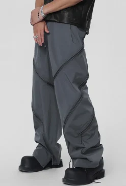 Sale Vertical Zip Cargo Pants Pants