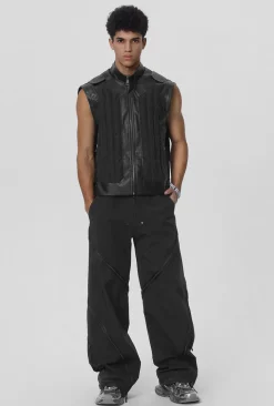 Sale Vertical Zip Cargo Pants Pants