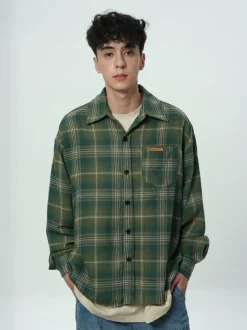 Discount Faded Brushed Flannel Shirts