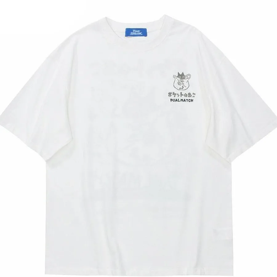 Online Kanji Cat Tee T-Shirts
