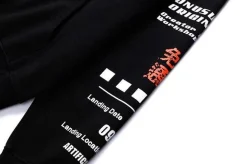 Discount Kanji Graffiti Hoodie Hoodies