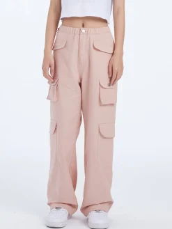 Discount Light-Toned Cargo Pants Pants