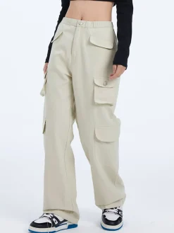 Discount Light-Toned Cargo Pants Pants