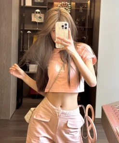 Discount Light-Toned Cargo Pants Pants