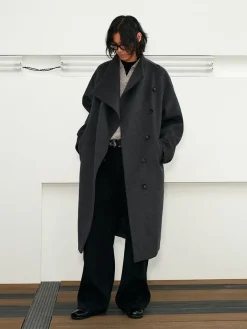Sale Avant-Garde Modular Wool Overcoat Jackets