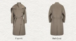Sale Avant-Garde Modular Wool Overcoat Jackets