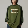 Clearance "1990" Contrast Long Sleeve Shirts