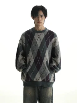Discount Argyle Sweater Sweaters