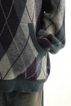 Discount Argyle Sweater Sweaters