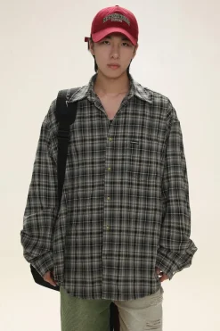 Online Boxy Plaid Carpenter Shirt Shirts
