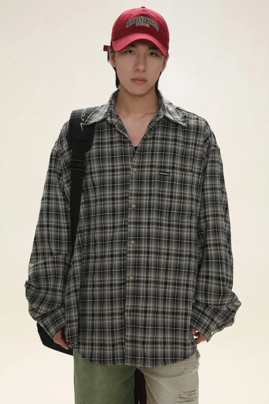 Online Boxy Plaid Carpenter Shirt Shirts