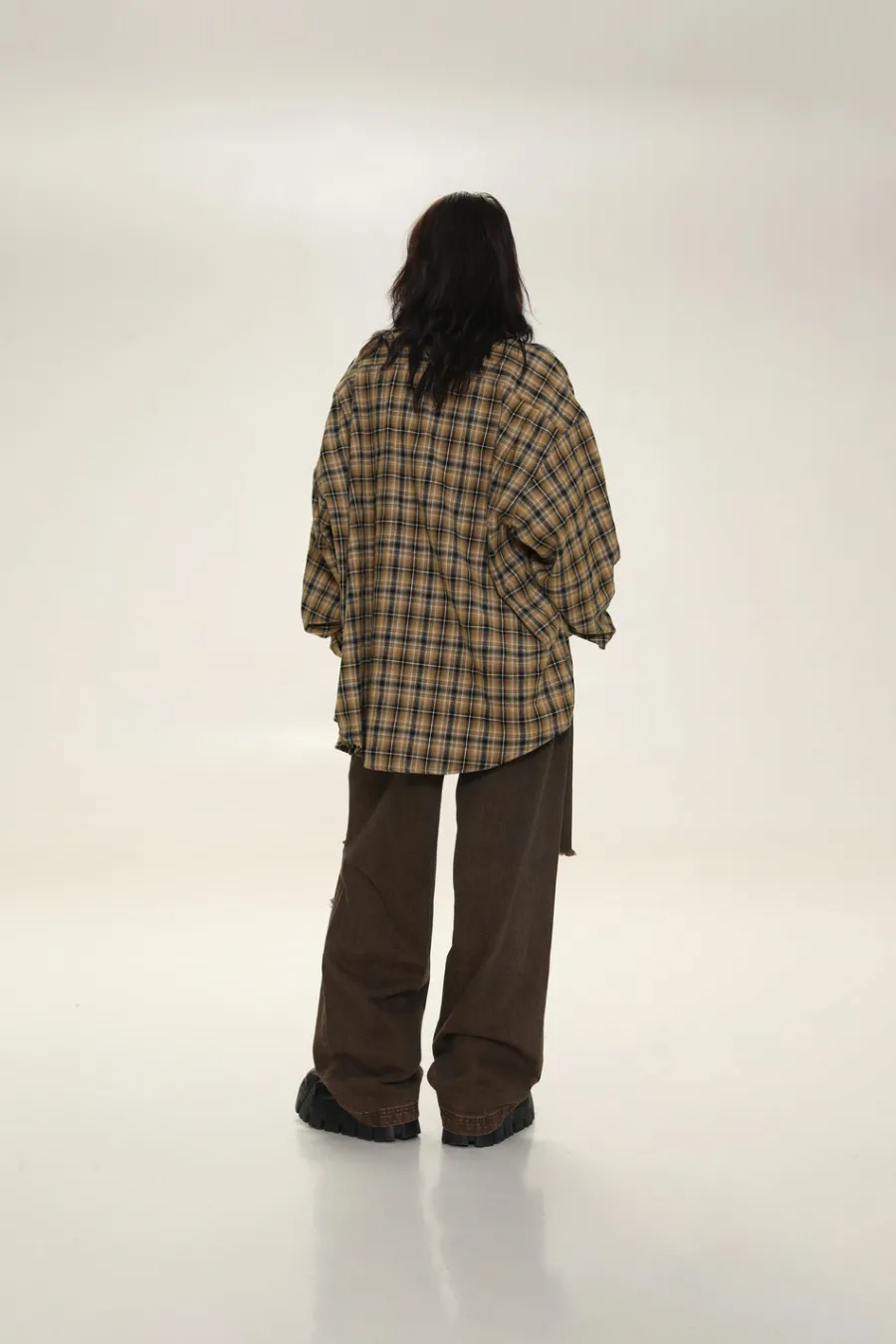 Online Boxy Plaid Carpenter Shirt Shirts