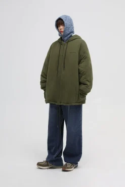 Sale Hood Padded Zip Up Jacket Jackets