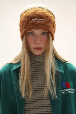 Outlet Multi Color Alpaca Hand-Knit Beanie Accessories