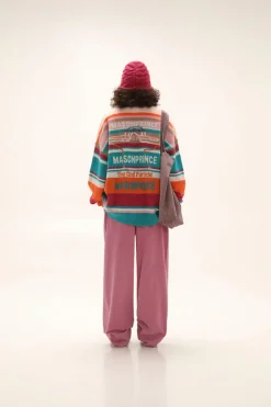 Discount Multi Color Alpaca Knit Sweater Sweaters