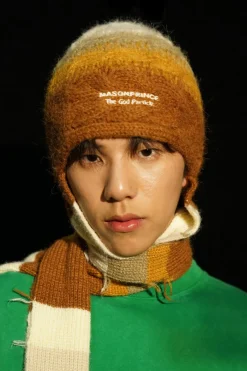 Outlet Multi Color Alpaca Hand-Knit Beanie Accessories