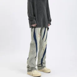 Clearance Scratch Ripped Jeans Jeans