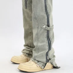 Fashion Split Cut Zipper Pants Pants | Jeans