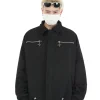 Outlet Star Zipped Work Jacket Jackets