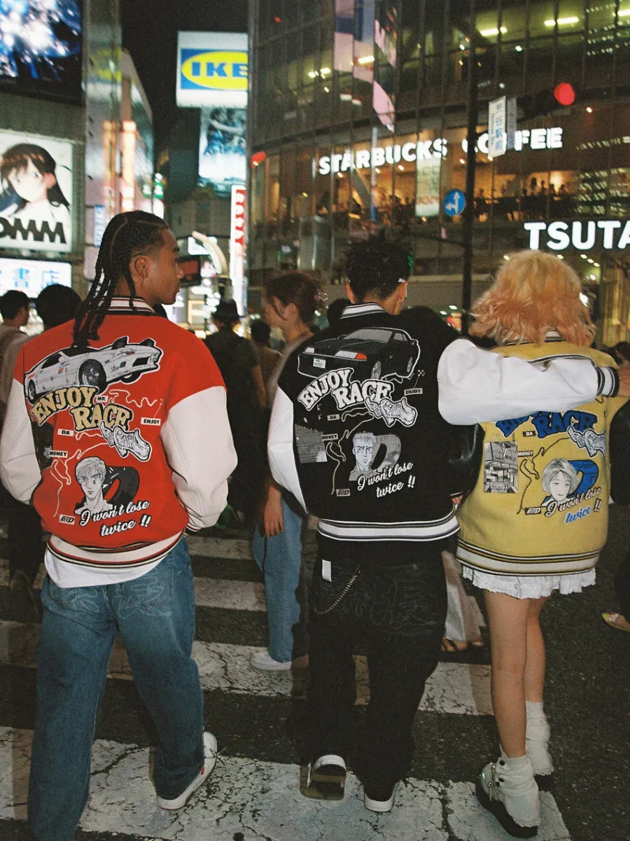 New "Enjoy the Race" Varsity Jacket Jackets