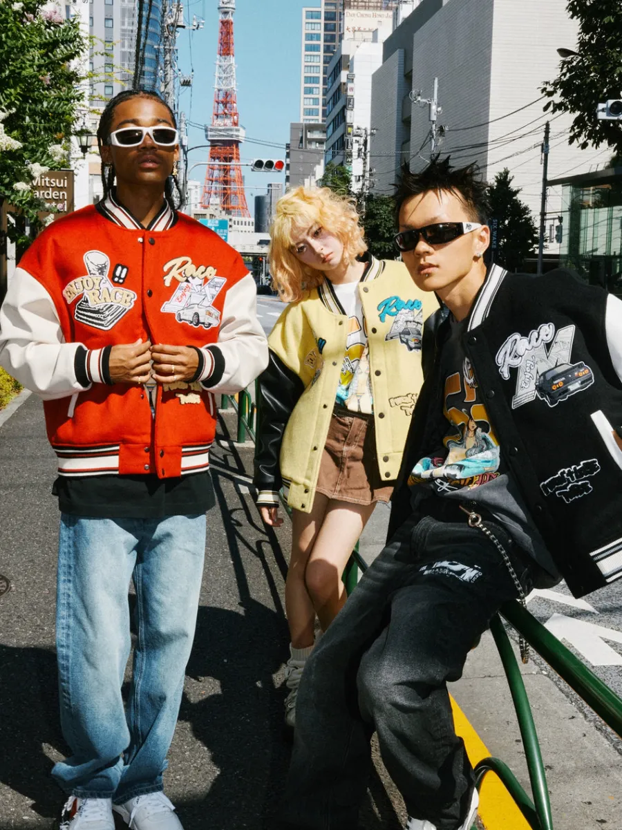 New "Enjoy the Race" Varsity Jacket Jackets