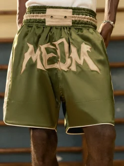 Fashion Logo Boxing Shorts Shorts