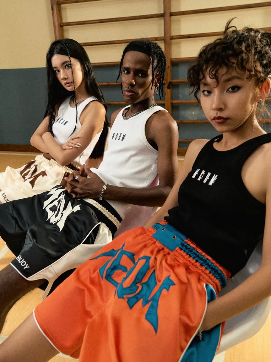 Fashion Logo Boxing Shorts Shorts