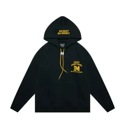 New M Buckle Drawstring Hoodie Hoodies